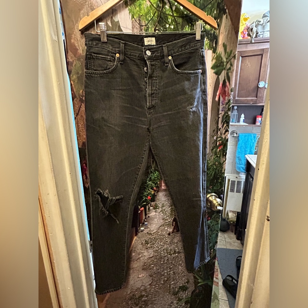 Citizens of Humanity Liya High rise classic fit crop Jeans